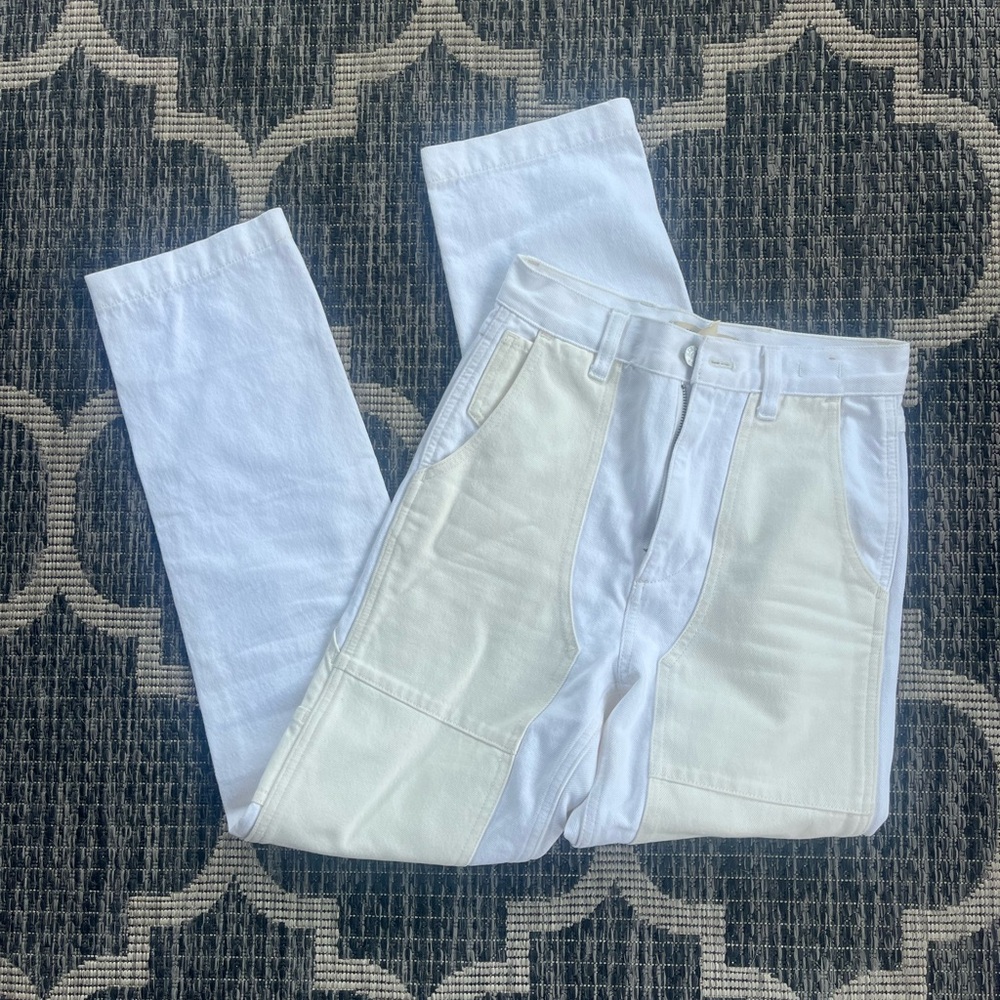 Madewell two tone Denim Pants